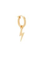 Northskull Lightning Bolt Earring - Gold