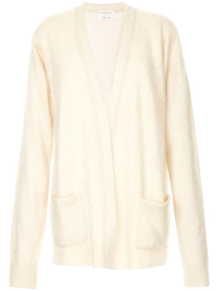 Tomorrowland Cashmere Open Cardigan - Neutrals