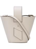 Carolina Santo Domingo Mini Amphora Shoulder Bag - White