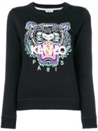 Kenzo Tiger Embroidered Sweatshirt - Black