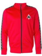 Marcelo Burlon County Of Milan X Kappa Zipped Sports Jacket - Red