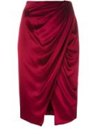 Camilla And Marc 'mandolin' Skirt, Women's, Size: 10, Red, Silk/polyester/spandex/elastane