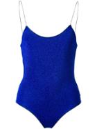 Oseree - Ray Lumiere Swimsuit - Women - Polyamide/polyester/spandex/elastane - M, Blue, Polyamide/polyester/spandex/elastane
