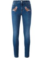 Stella Mccartney Robin Embroidered Skinny Jeans - Blue