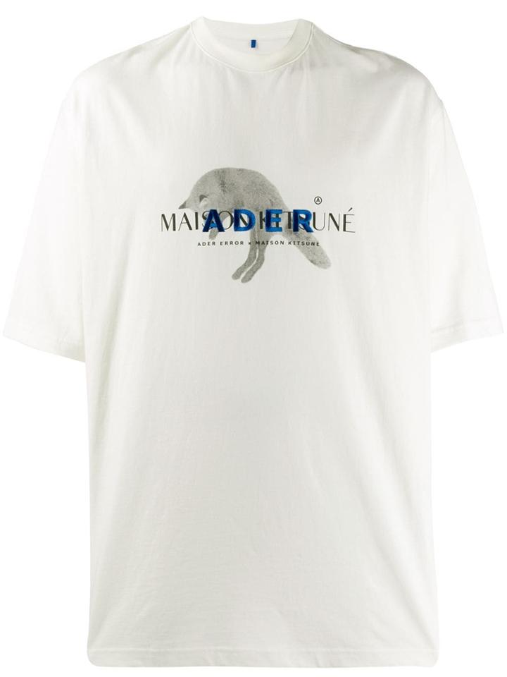 Maison Kitsuné Ader Error X Maison Kitsuné T-shirt - White