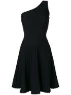 Michael Michael Kors Asymmetric Stretch Knit Dress - Black
