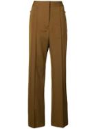 Lemaire Straight Trousers - Brown