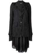 Ann Demeulemeester Layered Blazer - Black