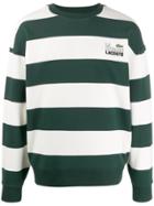 Lacoste Live Block Stripe Sweatshirt - Green