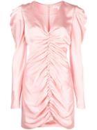 Jonathan Simkhai Puff Sleeve Mini Dress - Pink