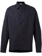 Marni Classic Long Sleeve Shirt, Men's, Size: 48, Blue, Cotton