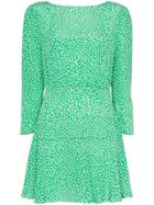 Rixo Kyla Floral-print Mini Dress - Green