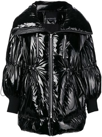 Chen Peng Oversized Puffer Jacket - Black