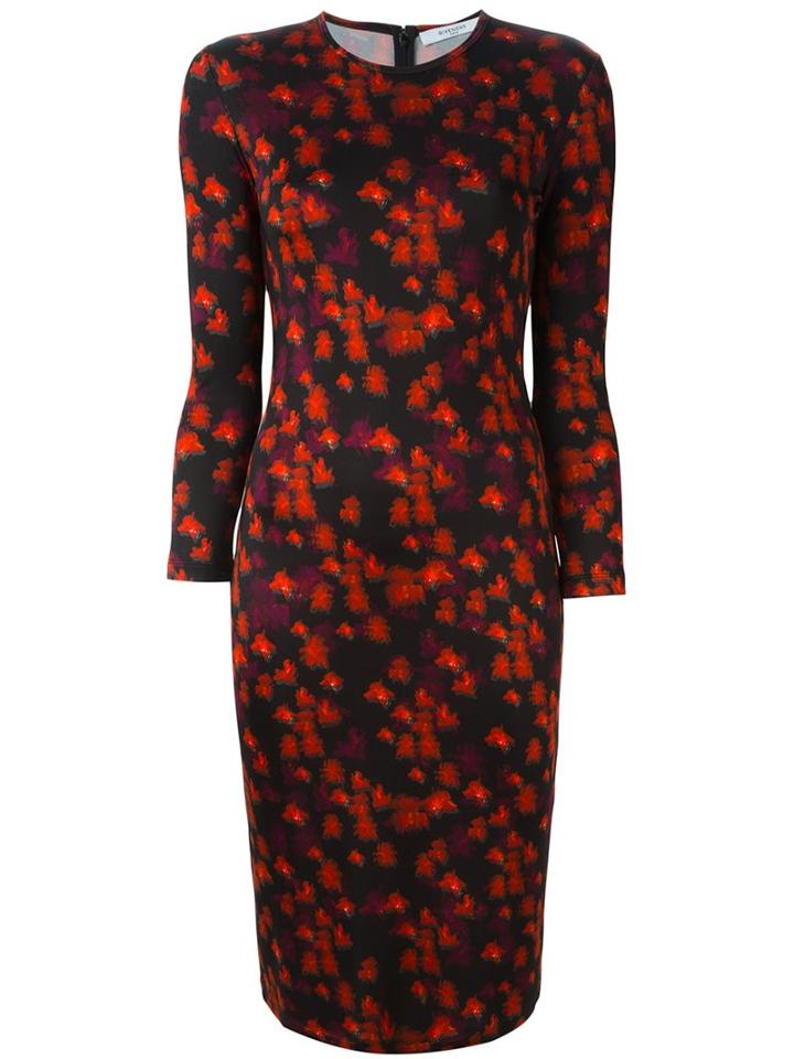 Givenchy Abstract Floral Print Dress