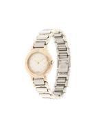 Yves Saint Laurent Pre-owned Logo Round Face Watch - Silver