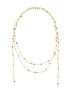 Luis Miguel Howard 18k Yellow Gold Star Lariat Necklace, Women's, Metallic