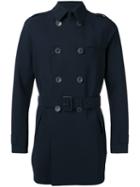 Herno - Trench Coat - Men - Polyamide/spandex/elastane - 48, Blue, Polyamide/spandex/elastane