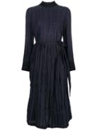 Bodice Studio Bodice Studio Merino Wool Overlap Tie Dress With Steel -