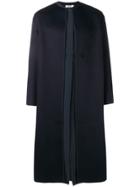 Jil Sander Cashmere Oversized Coat - Blue