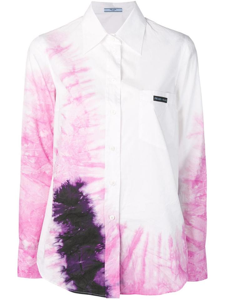Prada Tie Dye Shirt - White