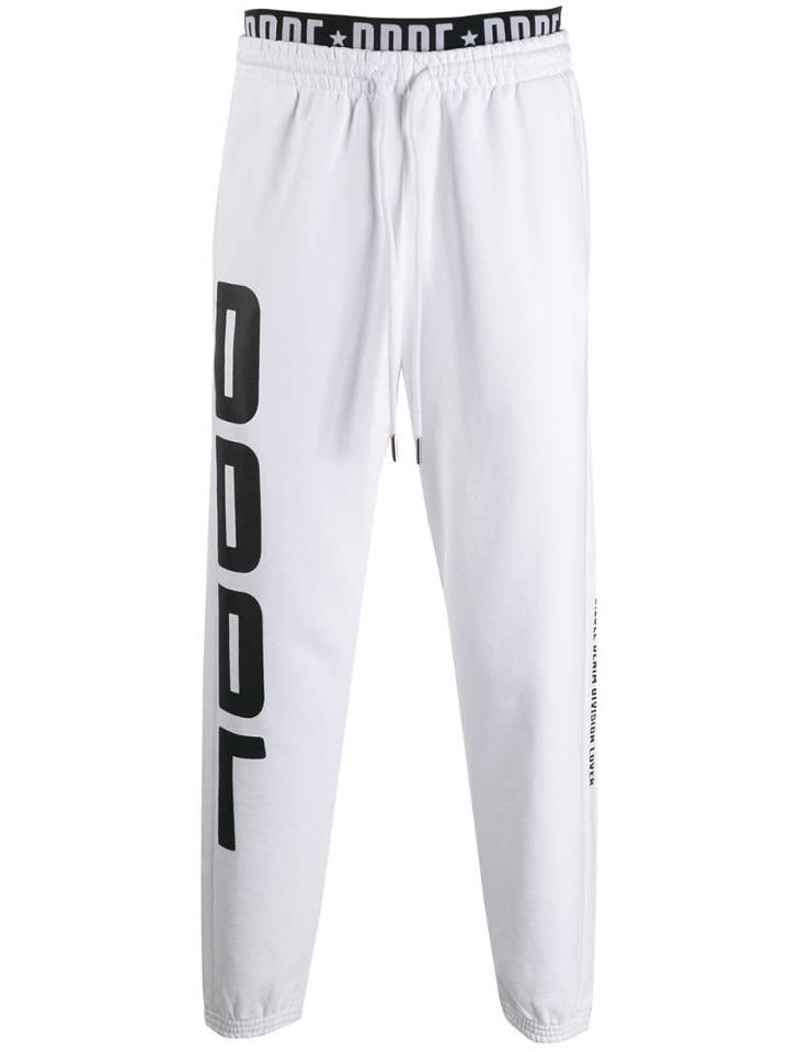 Diesel Logo Print Track Pants - White