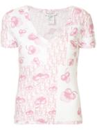 Christian Dior Vintage Floral-print T-shirt - White