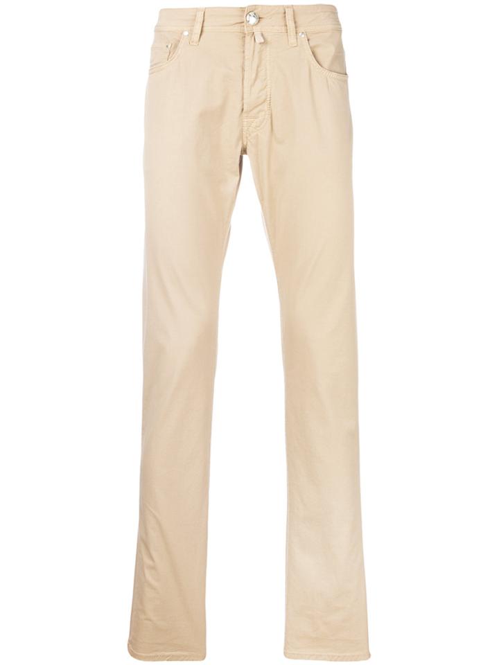 Jacob Cohen Straight-leg Denim Jeans - Nude & Neutrals