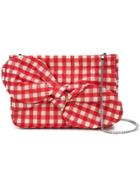 Loeffler Randall Cecily Bow Cutch Bag - Red