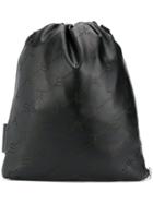 Stella Mccartney Mini Monogram Backpack - Black