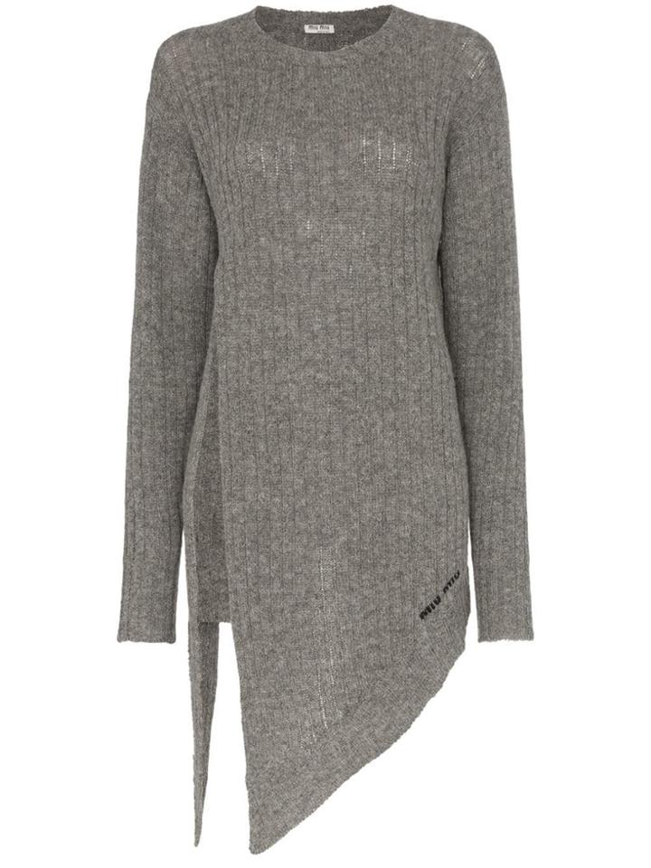 Miu Miu Wool Pullover - Grey