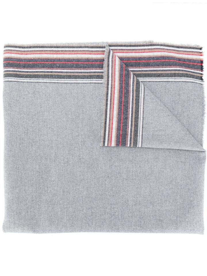 Stephan Schneider Rimbaud Striped Scarf - Grey