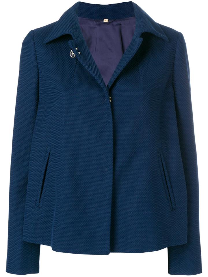 Fay Classic Collar Button Jacket - Blue