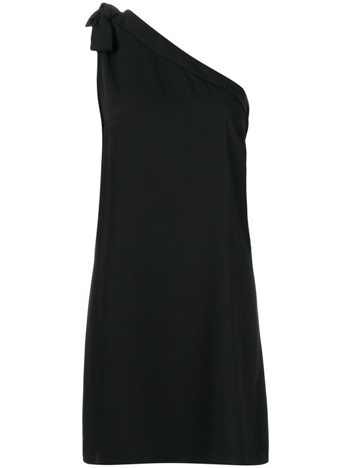P.a.r.o.s.h. One-shoulder Fitted Dress - Black