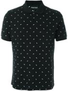 Emporio Armani Paisley Embroidered Polo Shirt
