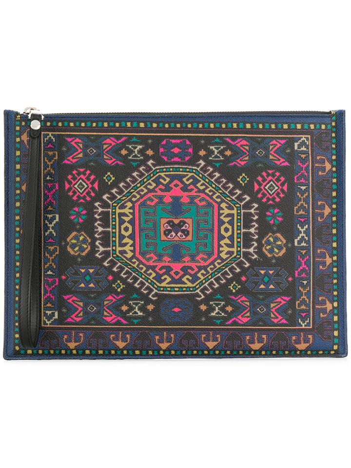 Etro Graphic Print Pouch - Multicolour
