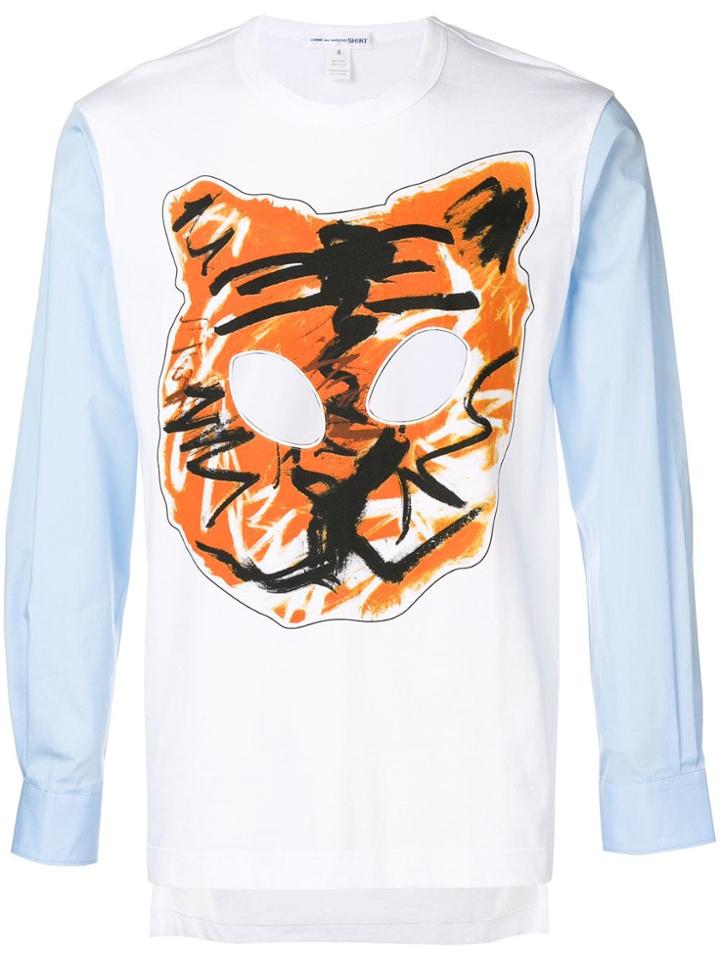 Comme Des Garçons Shirt Printed Sweatshirt - Check/print Z