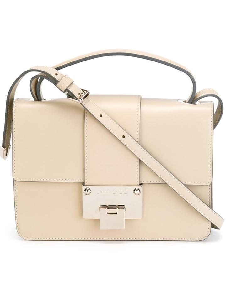 Jimmy Choo Rebel Crossbody Bag, Women's, Grey, Leather