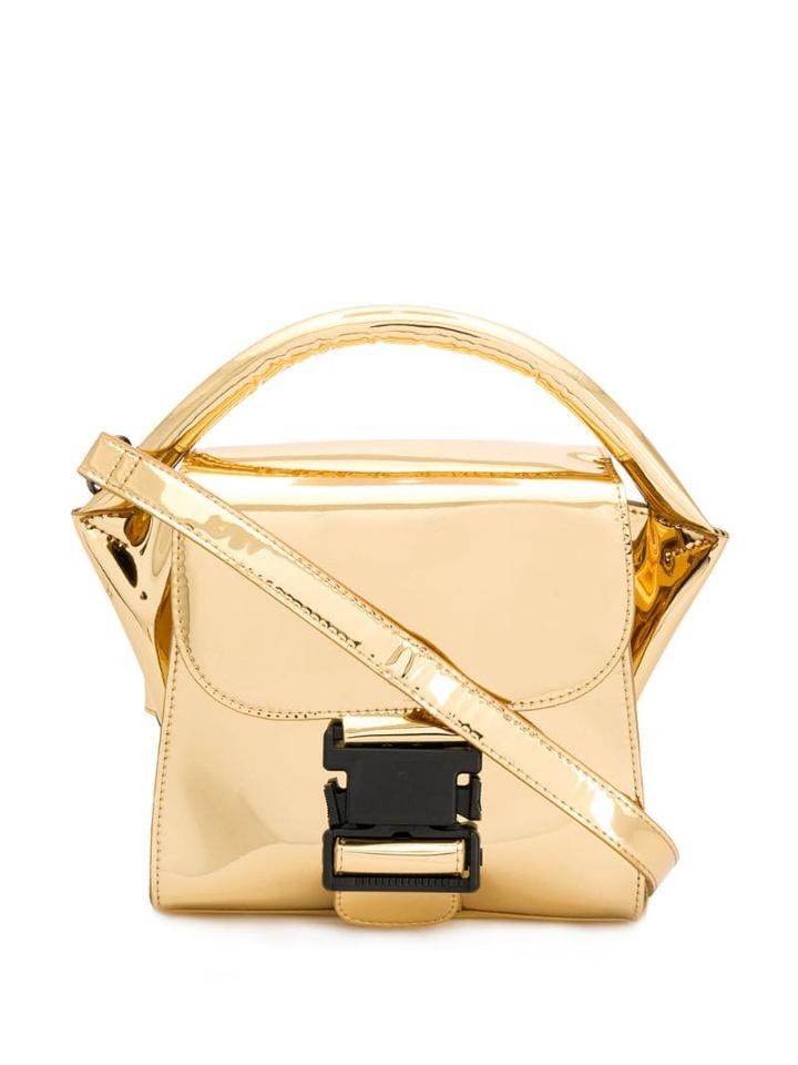Zucca Buckle-detail Tote - Gold