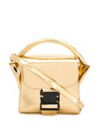 Zucca Buckle-detail Tote - Gold