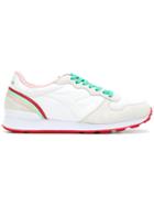Diadora Contrast Laced Trainers - White