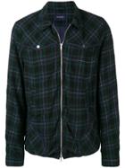John Undercover Plaid Shirt Jacket - Green