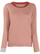 Altea Colour Blocked Knitted Top - Pink