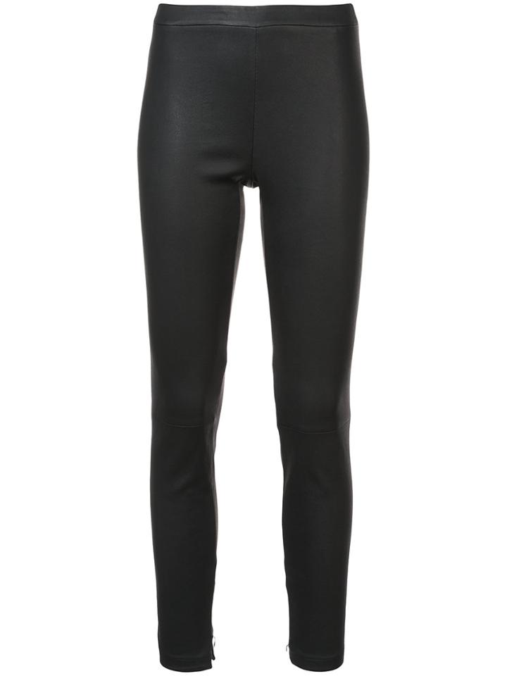 Vince Skinny-fit Biker Leggings - Black