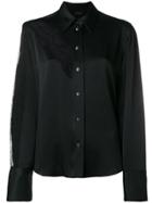 Joseph Lace Insert Detail Shirt - Black