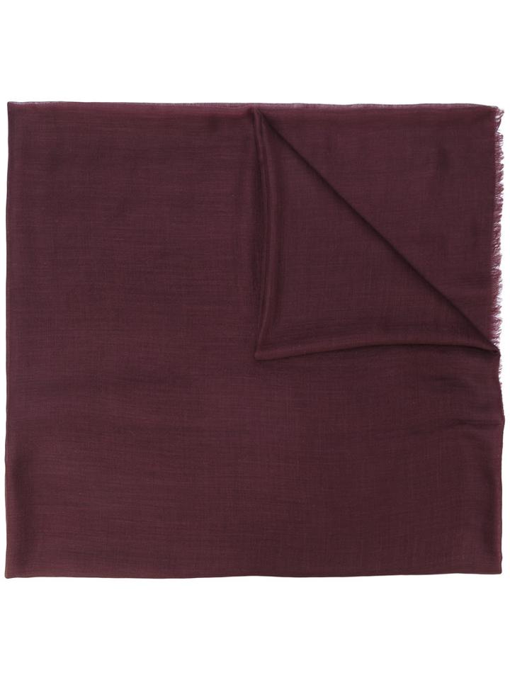 Salvatore Ferragamo - Wrap Scarf - Women - Cashmere - One Size, Brown, Cashmere
