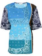 Pierre-louis Mascia Paisley Print T-shirt - Blue