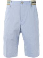 Pt01 - Classic Chino Shorts - Men - Cotton/spandex/elastane - 48, Blue, Cotton/spandex/elastane