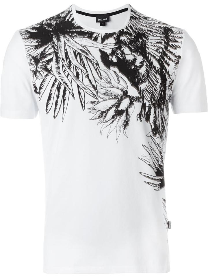 Just Cavalli Floral Print T-shirt