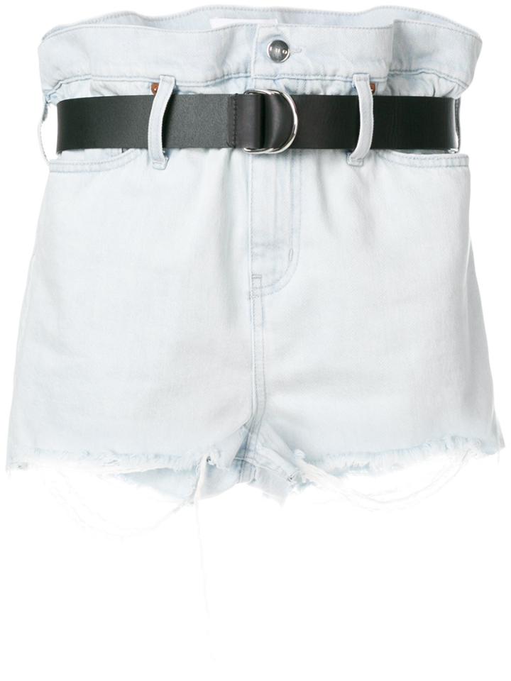 Iro Paperbag Top Sort Shorts - Blue