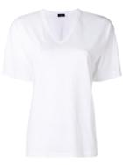 Joseph V Neck Perfect Jersey T-shirt - White